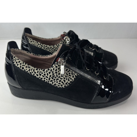 BeautiFeel Women's Lace Up Sneakers Animal Print Shoes Size 38 US 7 - 7.5 - Picture 11 of 12